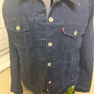 Levi's Men's Dark Blue Denim Jacket